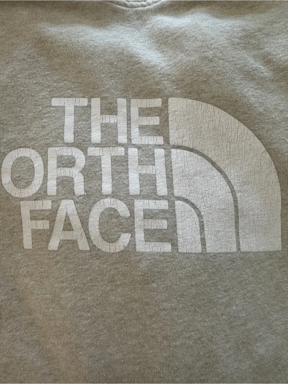 The North Face Men's Half Dome Pullover Hoodie Beige Large Gorpcore Sweatshirt